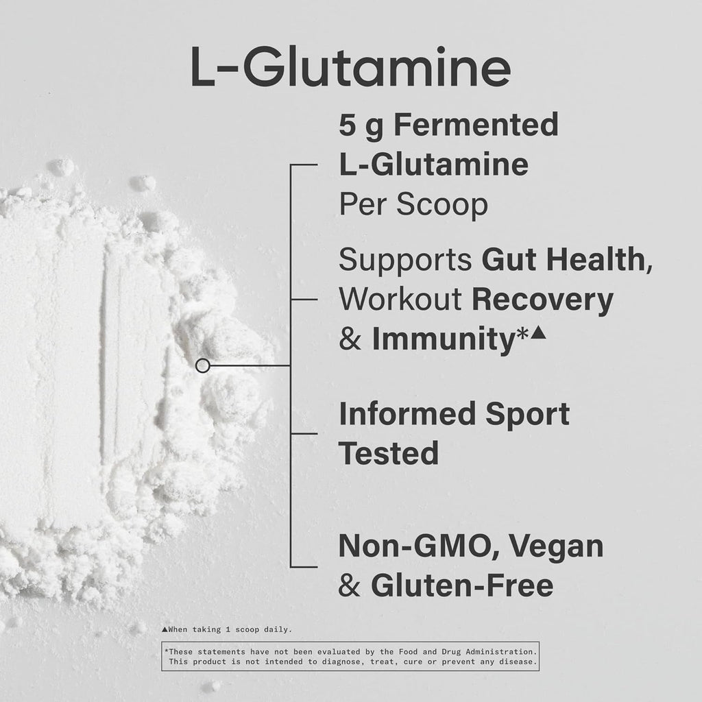 Sports Research L-Glutamine - Workout Recovery, Immune Health & Gut Health Support - 5 G per Serving - 10.58 Oz
