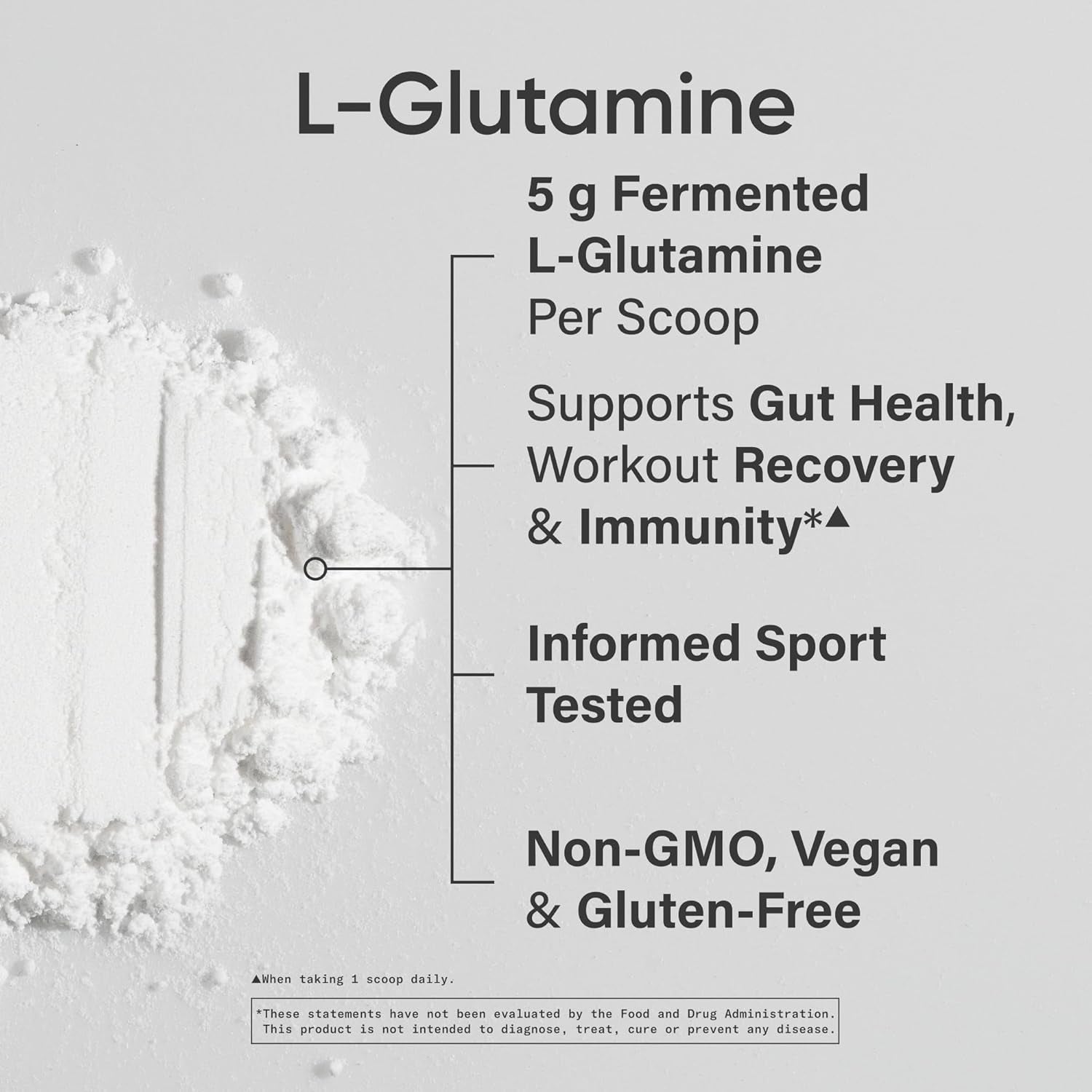 Sports Research L-Glutamine - Workout Recovery, Immune Health & Gut Health Support - 5 G per Serving - 10.58 Oz
