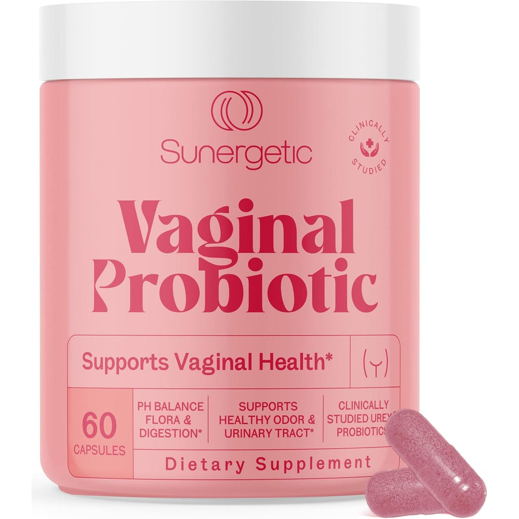Premium Vaginal Probiotics for Women – Clinically Studied Lactobacillus Vaginal Probiotic with Prebiotic & Cranberry to Balance PH, Reduce Odor, Urinary Tract Support & Feminine Health – 60 Capsules