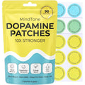 Dopamine Patches Extra Strength – 90 Count Plant-Based Non-Gmo Mood Support & Energy Patch – Dopamine & Serotonin Balance – Mood Balance Patch for Women & Men – 3 Month Supply