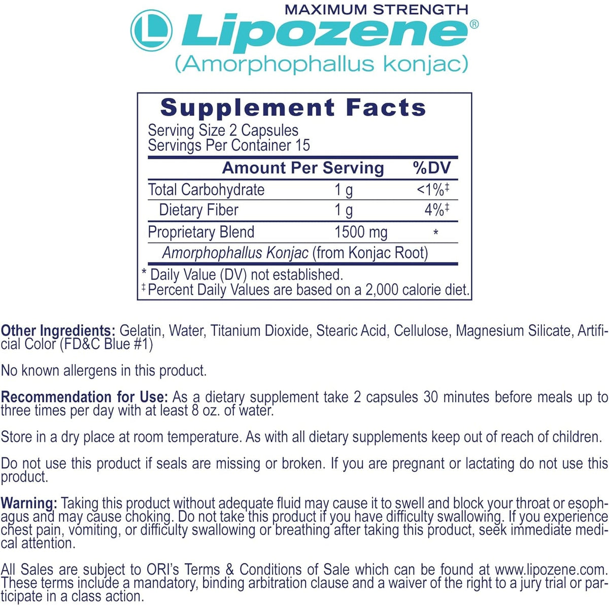 Lipozene Weight-Management Fiber Supplement, 2 Bottles (60 Capsules Total) + Metaboup plus 30Ct | Non-Stimulant Glucomannan Formula
