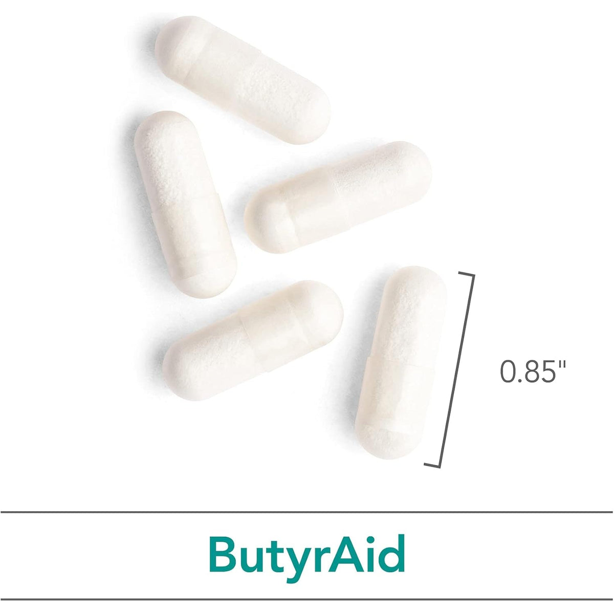 Nutricology Butyraid Colon Lining Nutrition - Supports Gut and Colon Health - Digestive Support - Delivers 200 Mg - Vegetarian & Hypoallergenic - 100 Servings - 100 Delayed-Release Capsules