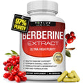 Toplux Berberine Supplement 1800Mg - Berberine HCL 97% Tested Ultra High Purity Premium Berberine Extract to Support Overall Health, High Potency Berberine plus Non-Gmo Vegan Men Women, 90 Capsules