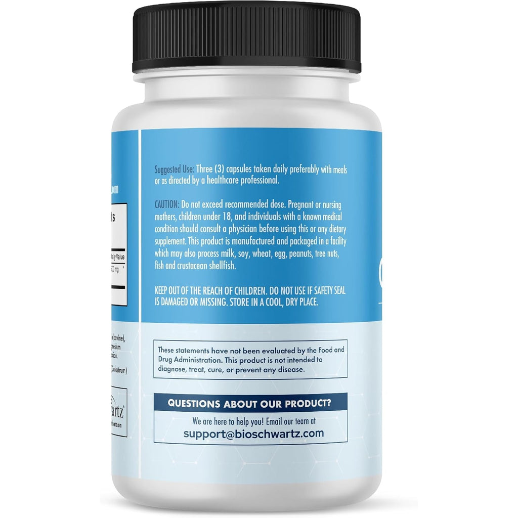 Colostrum Supplement Extra Strength 1500Mg per Serving - Grass Fed Colostrum Capsules from Bovine First Milking, Supports Gut Health and Immunity for Women and Men - Non-Gmo, Gluten Free, 90 Count