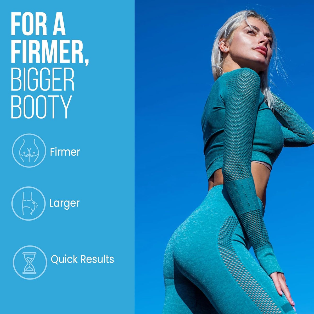 Prolab Organics Instabum Bum Enhancement Pills – Lift, Shape, and Fill Glutes – Fast Growth for Bigger Butt and Hips – No Gummies. Visible Results in 1-2 Weeks
