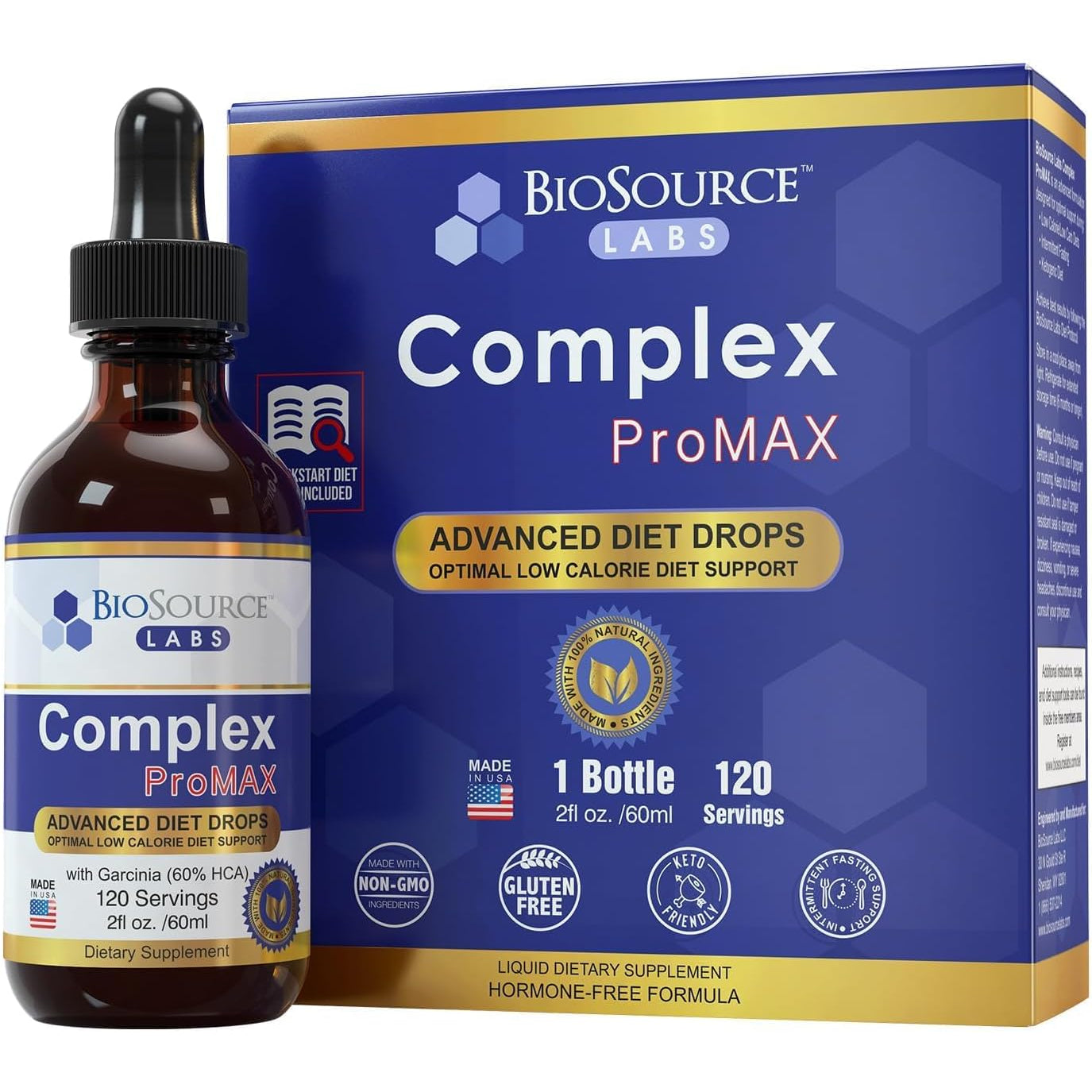 Biosource Labs Complex Promax Premium Diet Drops (1 X 2 Oz Bottle)