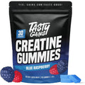 TASTY GAINS Creatine Gummies - 90G of Creatine Monohydrate - Workout Supplements - Build Muscle & Boost Strength for Men & Women - Made in USA - Non GMO - Vegan Friendly (Large, Blue Raspberry)