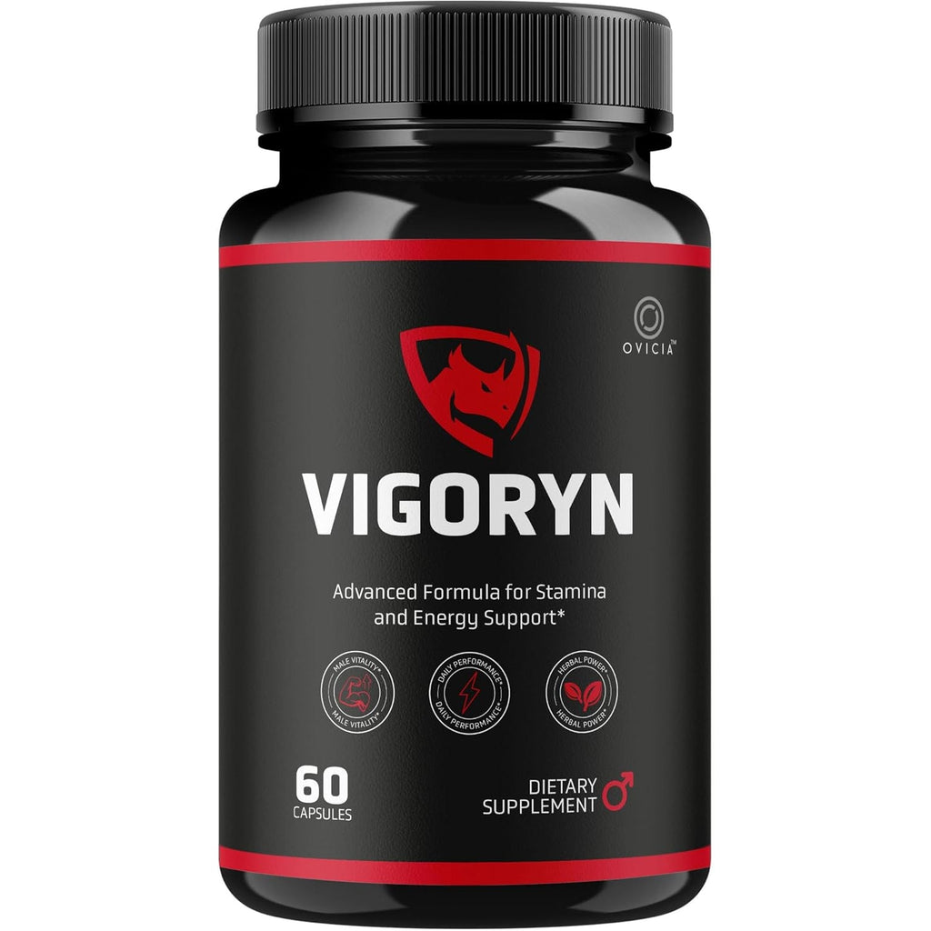 Vigoryn Capsules - Official Vigoryn Pills Advanced Premium Formula Support Maximum Strength, All Natural Ingredients Vitamins for Overall Health & Wellness Reviews, 60 Capsules for 1 Month