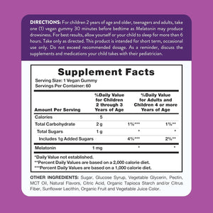 Nature'S Truth Melatonin Gummies | 1Mg | 60 Count | Mixed Berry Flavor | Vegan, Non-Gmo & Gluten Free Supplement