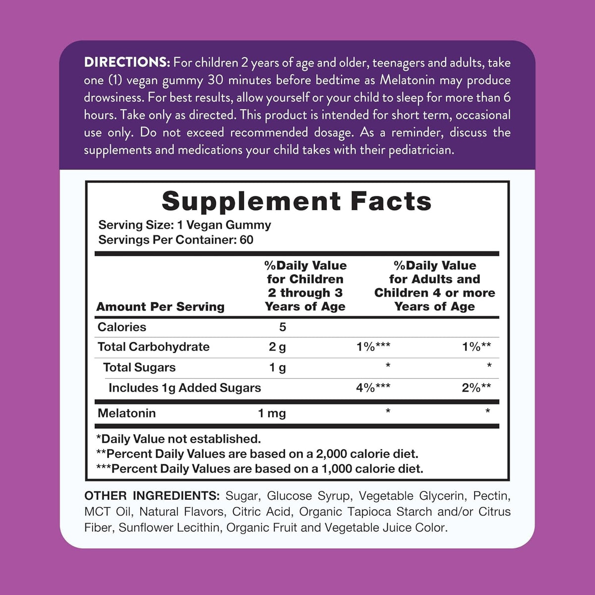 Nature'S Truth Melatonin Gummies | 1Mg | 60 Count | Mixed Berry Flavor | Vegan, Non-Gmo & Gluten Free Supplement