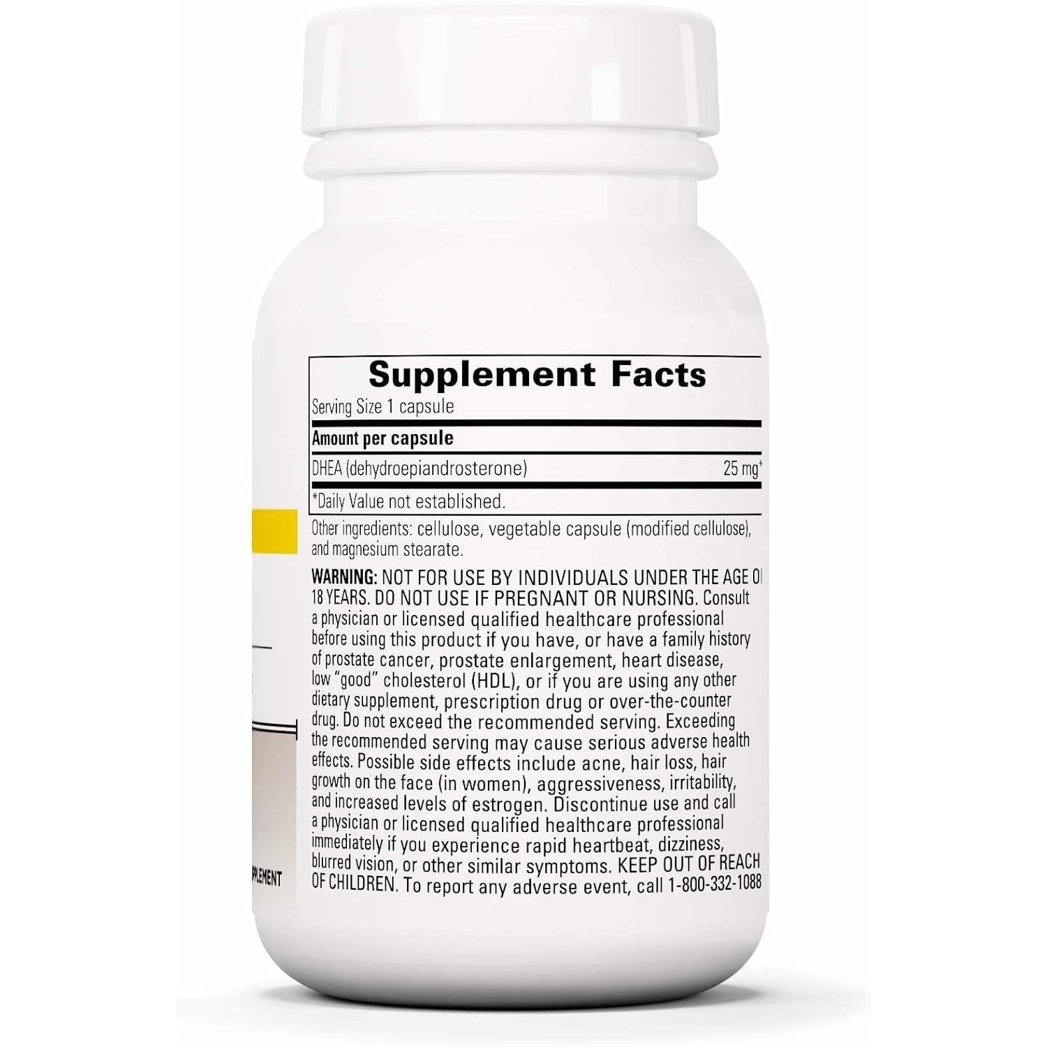 Integrative Therapeutics DHEA-25 - Support Supplement for Men & Women - Support - Vegan, Gluten-Free & Dairy-Free - 60 Capsules (60 Servings)
