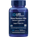 Life Extension Bone Restore Elite Calcium Supplement with Super Potent K2, Calcium, Vitamin D3, Magnesium, Boron, Zinc, Vitamin K2, for Bone Health, Gluten-Free, Non-Gmo, 120 Capsules