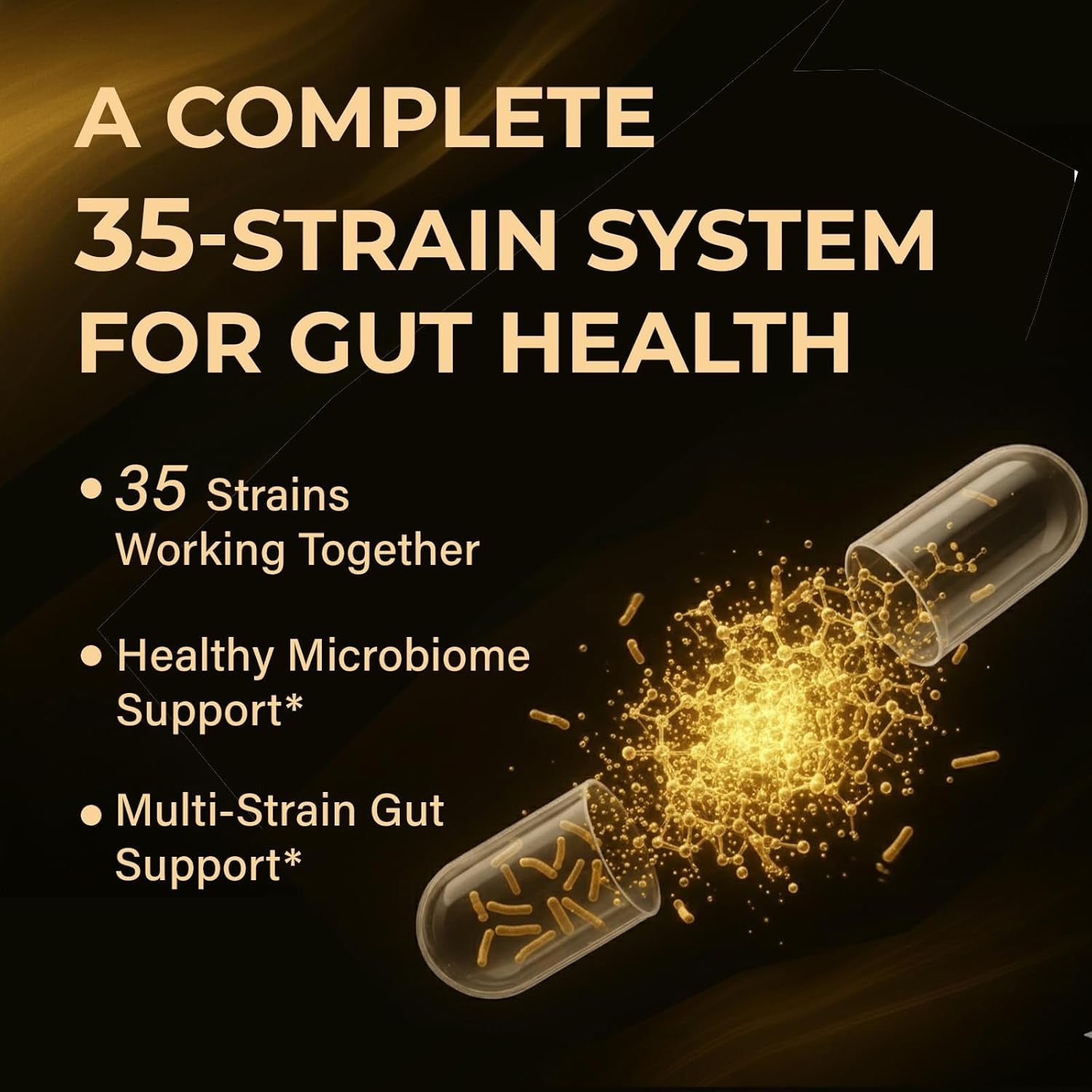 Probiotics with Prebiotics for Men and Women - 35 Strains Probiotics 100 Billion CFU for Gut & Digestive Health, Vegan Acidophilus Probiotic Supplement, Non-Gmo Raw Probiotic 60 Capsules
