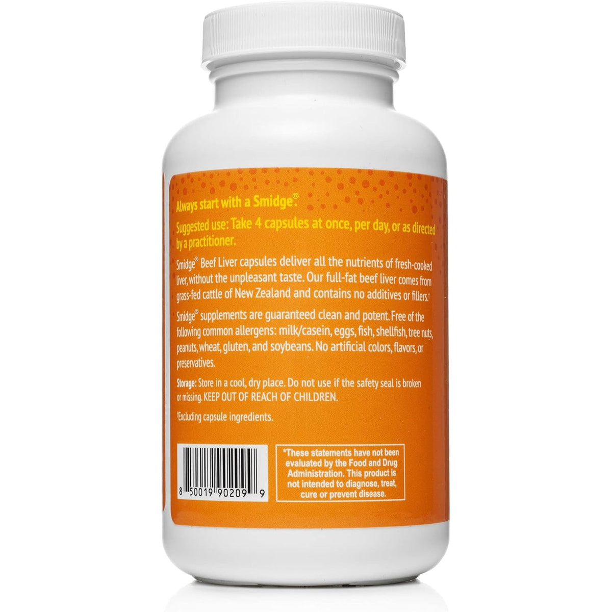 Smidge Beef Liver Capsules