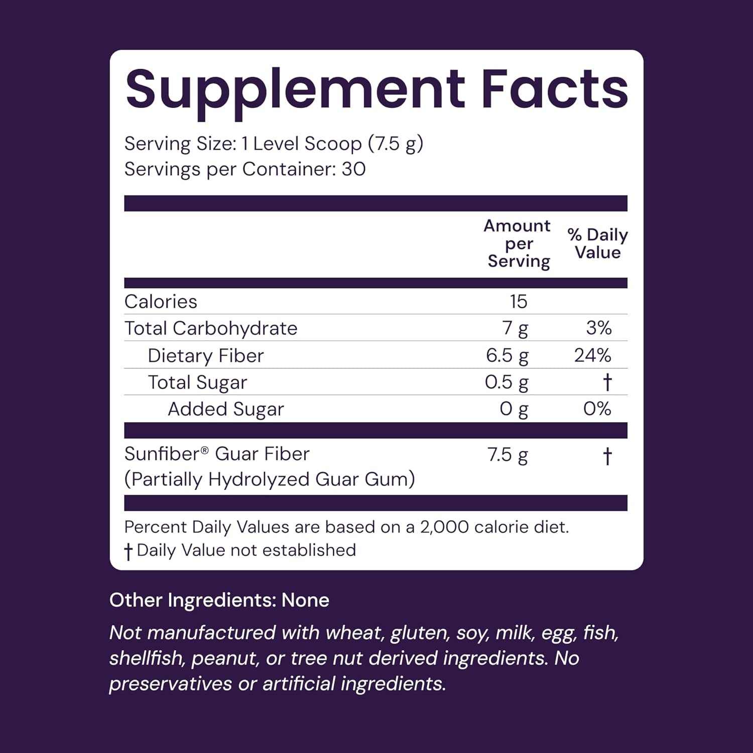 Healthy Origins Healthy Fiber Powder 7.9 Oz (225G) - Featuring Sunfiber Partially Hydrolyzed Guar Gum (PHGG) - Supports Digestive Regularity, Intestinal Health & Prebiotic Care