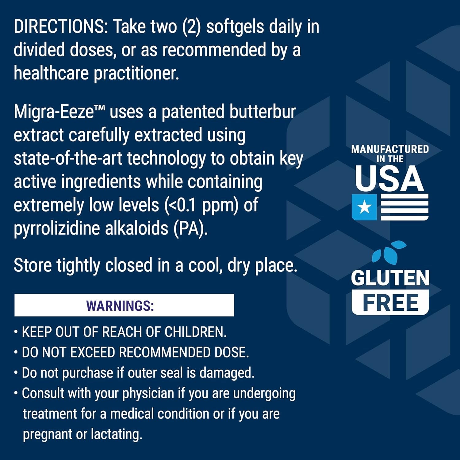Life Extension Migra-Eeze - Butterbur Root Extract with Vitamin B2 (Riboflavin) & Ginger Supplement - Formula to Ease Head Discomfort - Gluten-Free — 60 Softgels