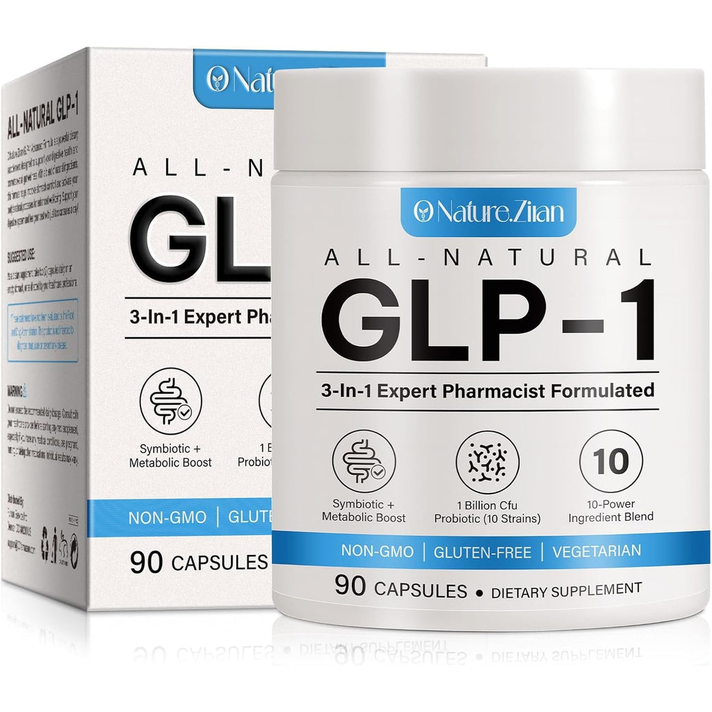 GLP-1 Supplement - Multiple Prebiotic & Probiotic for Appetite & Metabolic Support, GLP1 Activate Natural Formula - 90 Capsules