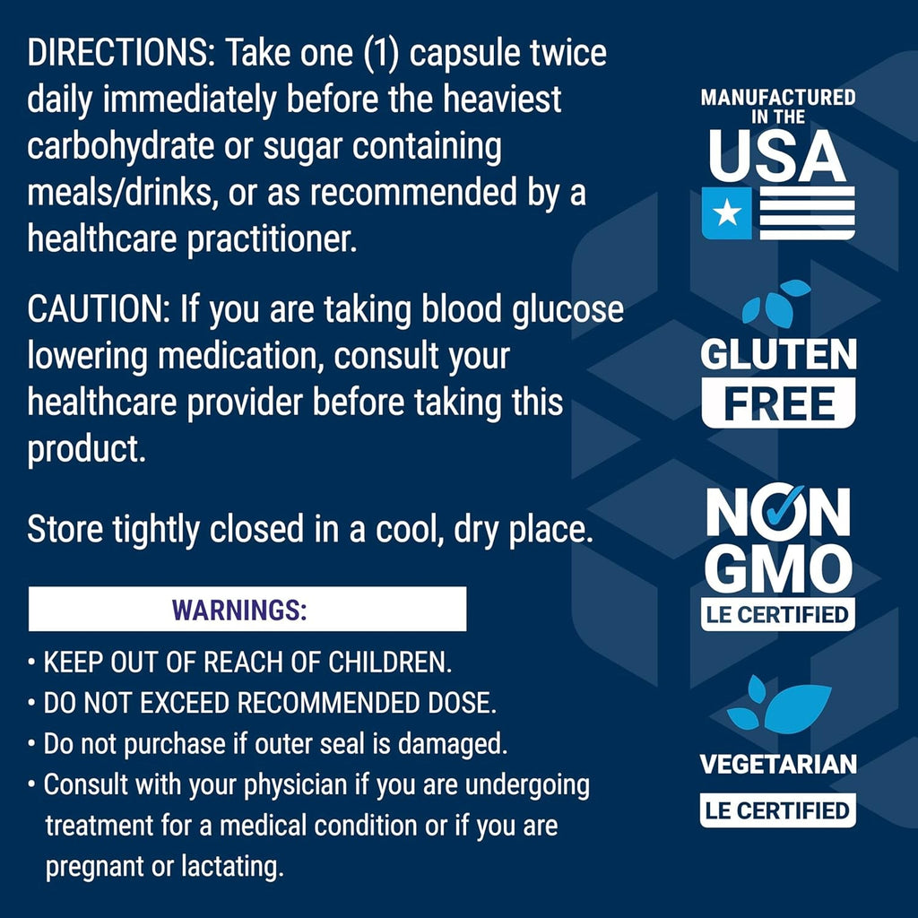 Life Extension Tri Sugar Shield®, Sorghum Bran, White Mulberry, Phloridzin Apple Polyphenol, Three Botanical Extracts Promote Healthy Glucose Metabolism, Gluten-Free, Non-Gmo, Vegetarian, 60 Capsules