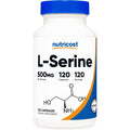 Nutricost L-Serine 500Mg, 120 Capsules, 120 Servings - Vegetarian Capsules, Non-Gmo, Gluten Free