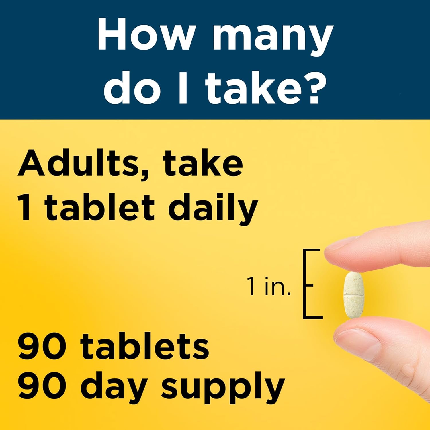 Nature Made Multivitamin for Him, Mens Multivitamins with No Iron, Daily Nutritional Support, Nature Made Multi Mens Vitamins & Minerals, 90 Tablets, 90 Day Supply