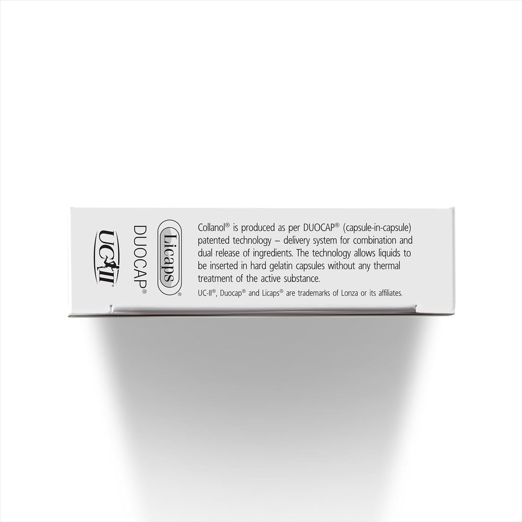 Collanol - Innovation in the Care of Healthy Joints – Liquid Formula in a Double Capsule. 3D Collagen + Micelle Extract of Turmeric Roots 1 Capsule/Day. Laboratory Tested