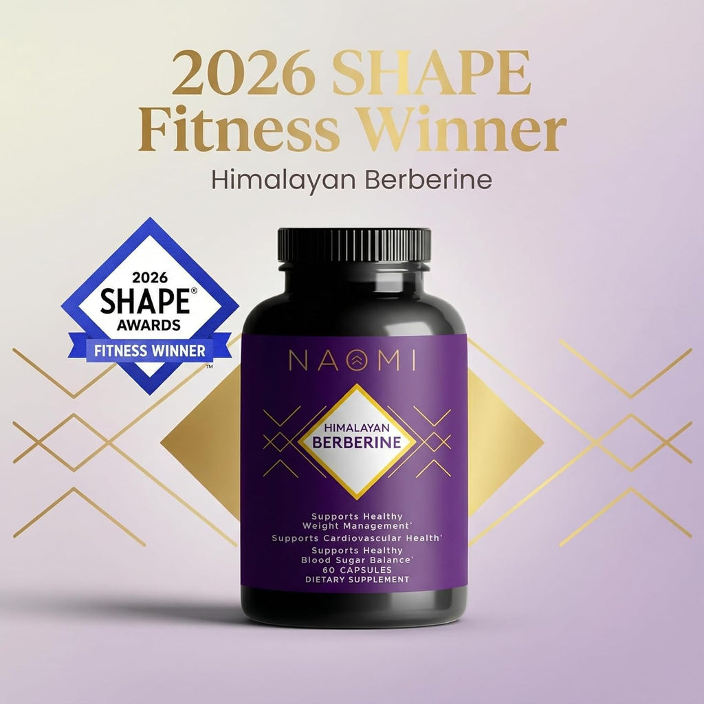 NAOMI Himalayan Berberine 500Mg - Supports Healthy Metabolic Function & Balanced Lipid Profile - Patented HIMABERB®, 97% Pure Berberine Hcl, Supports Healthy Energy, 60 Capsules, 1-Month Supply