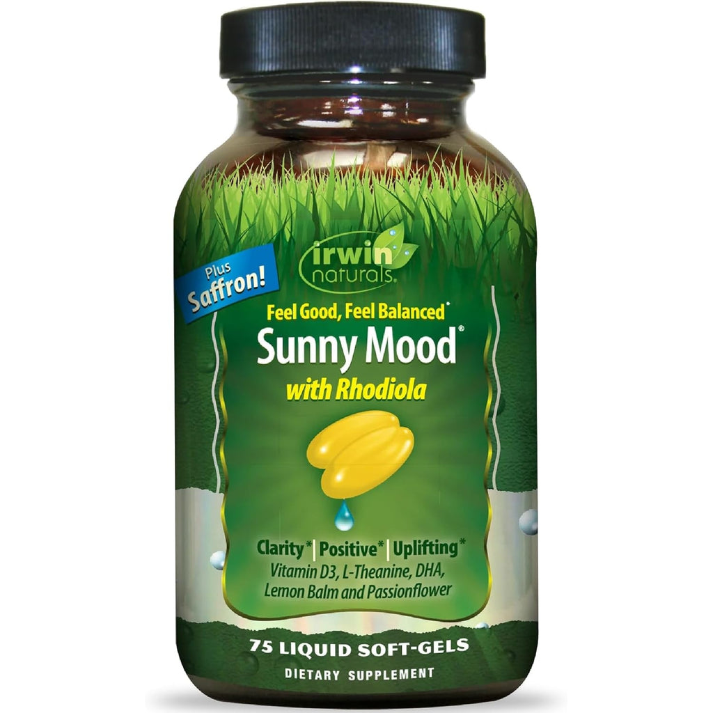 Irwin Naturals Sunny Mood - 75 Liquid Soft-Gels