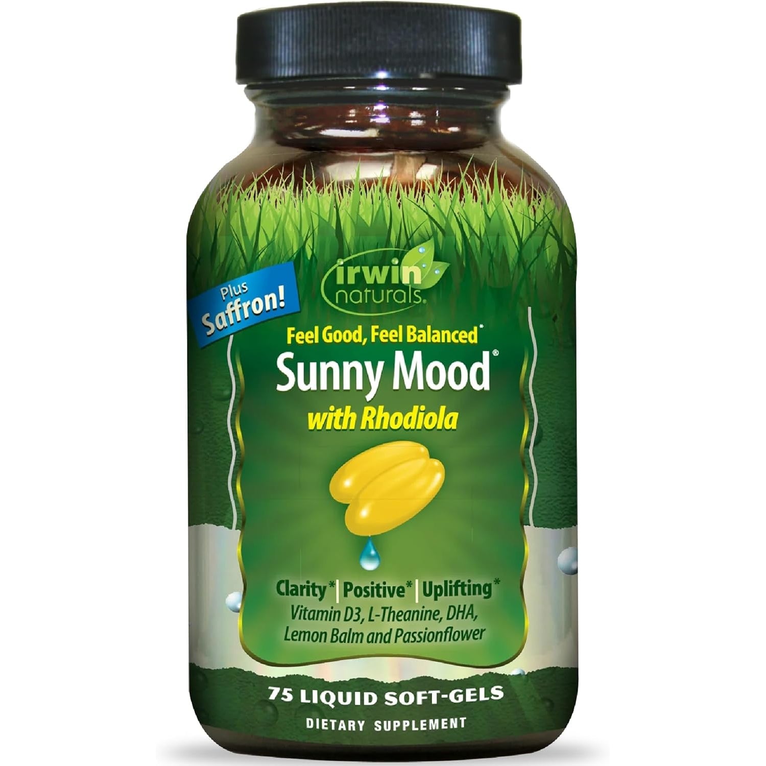 Irwin Naturals Sunny Mood - 75 Liquid Soft-Gels