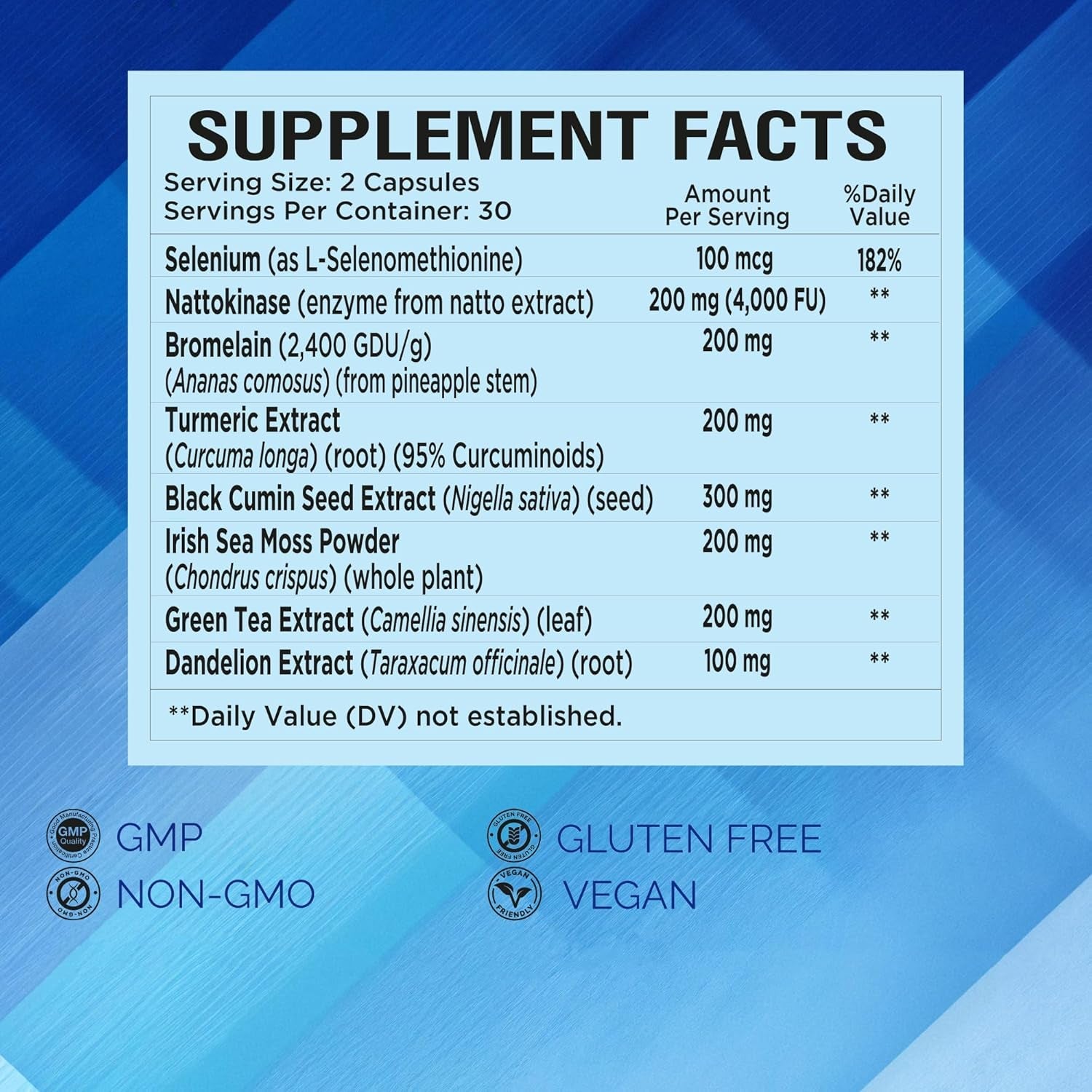 Nutrapep Spike Protein Detox Supplement - 4000 FU Nattokinase with Bromelain Selenium Dandelion Root Turmeric Extract & Curcumin - Foreign Protein Cleanse and Immune Support - Vegan Gluten-Free
