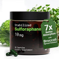 10Mg Pure Stabilized Sulforaphane Supplement from Broccoli Sprout Extract - Cellular Detox, Liver & Brain Health Support - Nrf2 Activator - Non-Gmo & Glyphosate Free - 30 Vegan Capsules