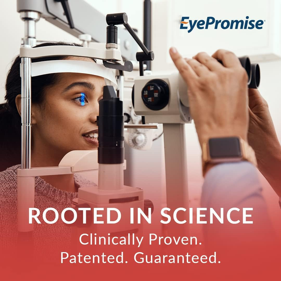 Eyepromise DVS Eye Vitamin - 60 Softgels, 30-Day Supply - Eye Supplement with Zeaxanthin and Lutein for Retinal Support & Improved Visual Function