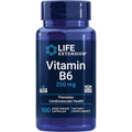 Life Extension Vitamin B6, 250 Mg, High Potency, Cardiovascular Health, Neurological Health, Eye Health, Healthy Kidney Function, Gluten-Free, Non-Gmo, Vegetarian, 100 Capsules