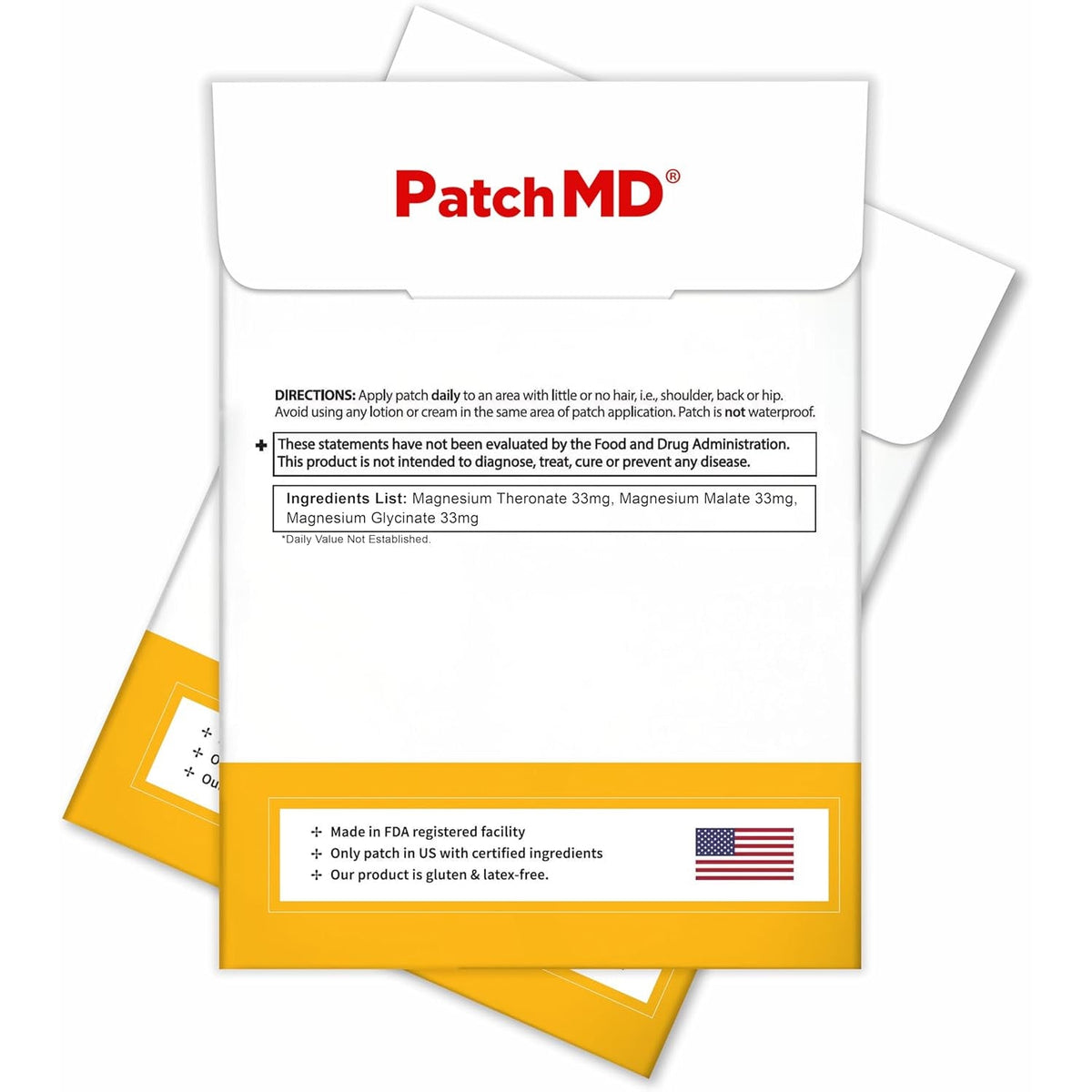 Patchmd - Tri-Mag Complex Topical Patch - 30 Day Supply