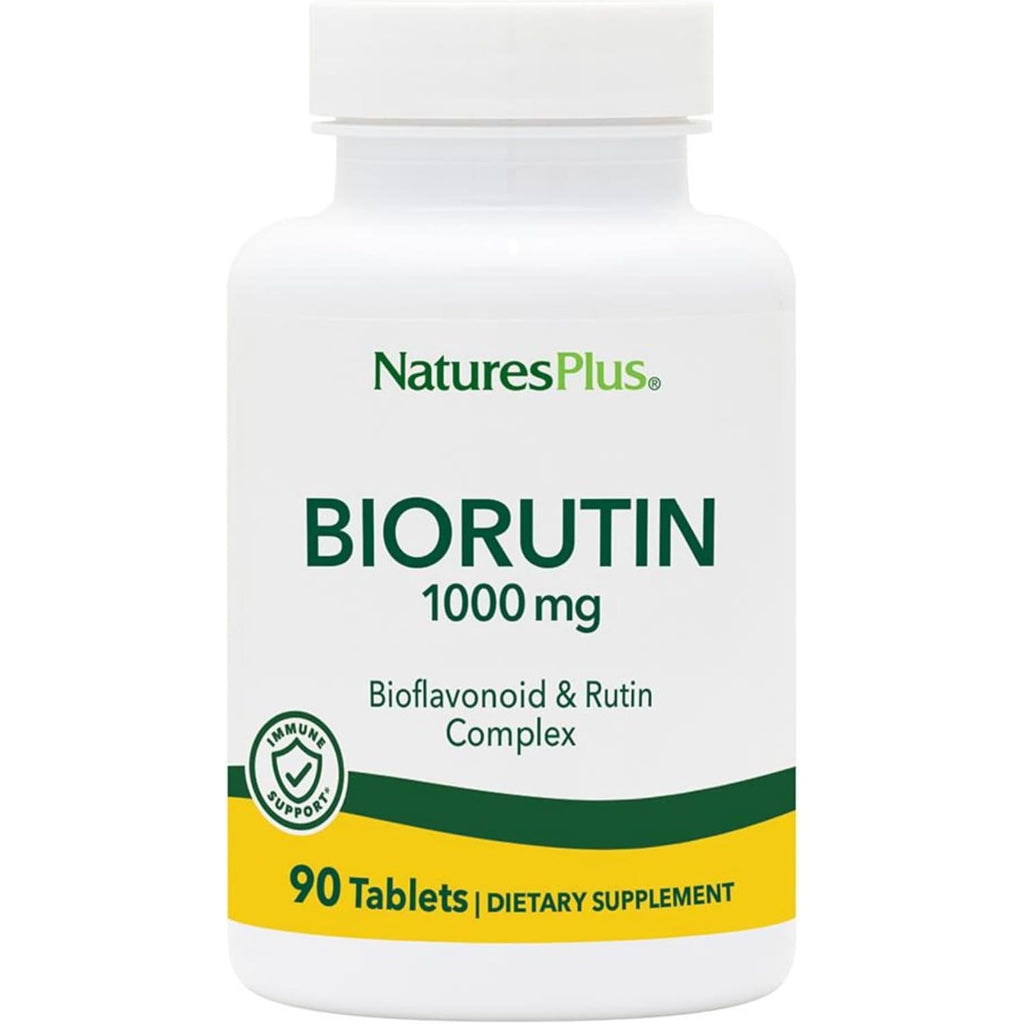 Naturesplus Biorutin - 1000Mg, 90 Tablets - Bioflavonoid & Rutin Complex - Vegetarian, Gluten Free - 90 Servings