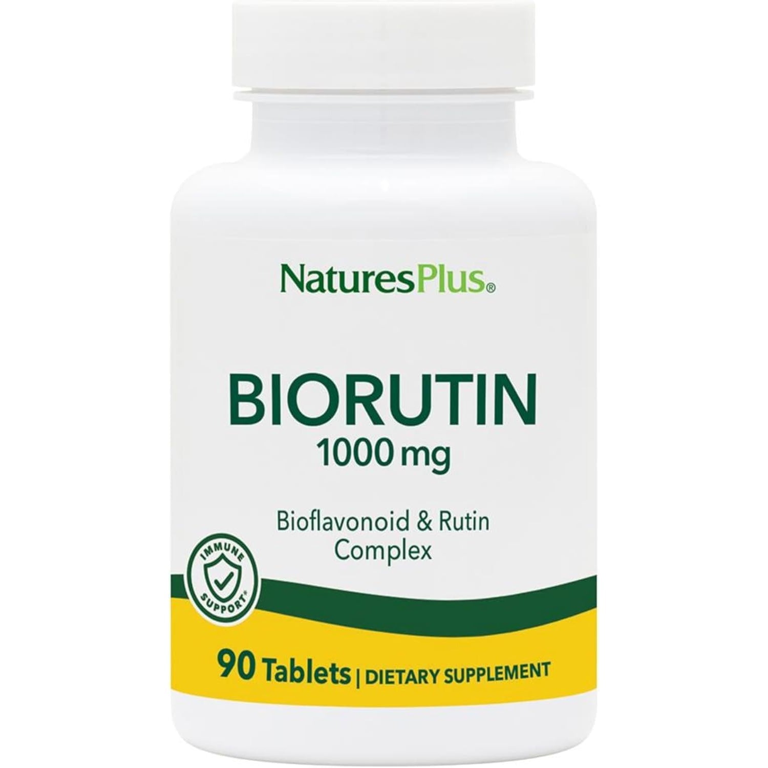 Naturesplus Biorutin - 1000Mg, 90 Tablets - Bioflavonoid & Rutin Complex - Vegetarian, Gluten Free - 90 Servings
