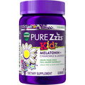 VICKS PURE Zzzs Kidz, Melatonin Sleep Aid Gummies for Kids and Children, Helps Your Child Fall Asleep Naturally, Low Dose Melatonin, 48 Gummies