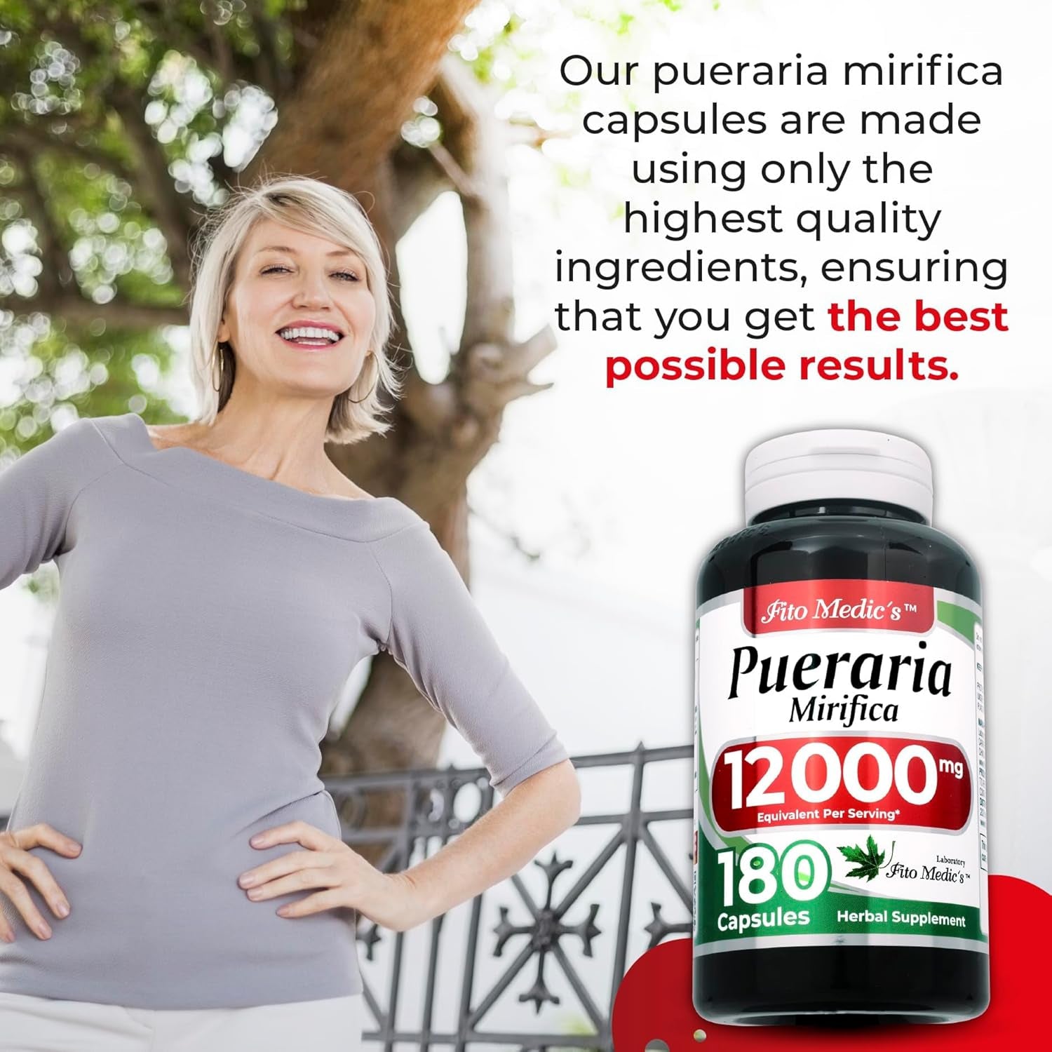 FITO MEDIC'S Lab | Pueraria Mirifica |180 Capsules | Pueraria Mirifica Capsules