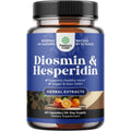 Diosmin Hesperidin 1000Mg Complex for Adults - Bitter Orange Supplement for Varicose Veins Support, Leg & Feet Blood Health - Diosmin & Hesperidin Supplements from Citrus Aurantium - 60 Count