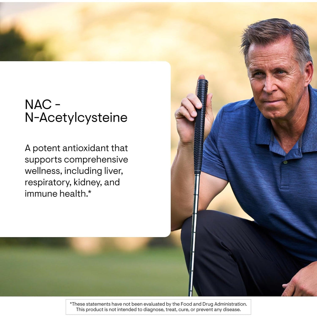 THORNE - NAC - N-Acetylcysteine - 500Mg - Supports Respiratory Health & Immune Function - Promotes Liver & Kidney Detox* - Gluten, Dairy & Soy-Free - 90 Servings