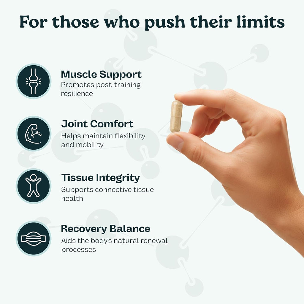 Peptide Recovery Complex – Advanced 157 Recovery Blend | Collagen Peptide Amino Support Formula for Muscle, Joint & Tissue Health | Post-Workout Recovery & Flexibility Support | 90 Capsules