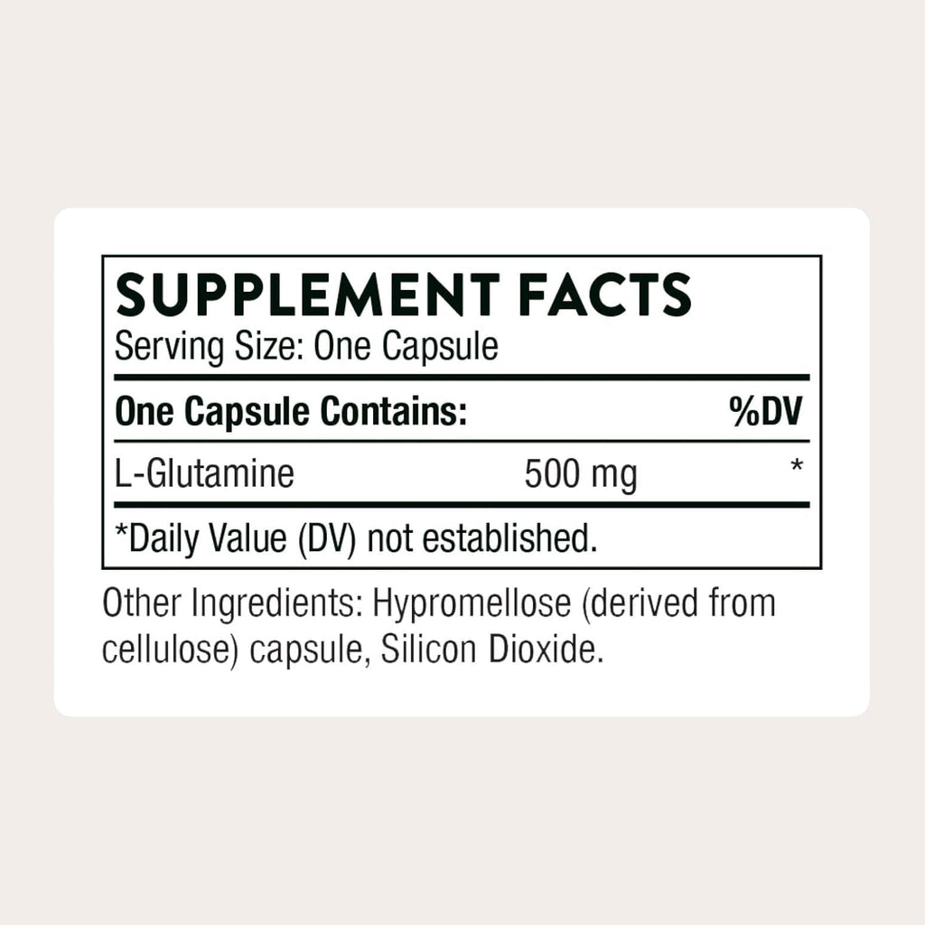 THORNE - L-Glutamine - Amino Acid Supplement for Immune System & GI Health - Promotes Post-Exercise Muscle Cell Repair* - Third-Party Certified - Gluten, Dairy & Soy-Free - 90 Capsules