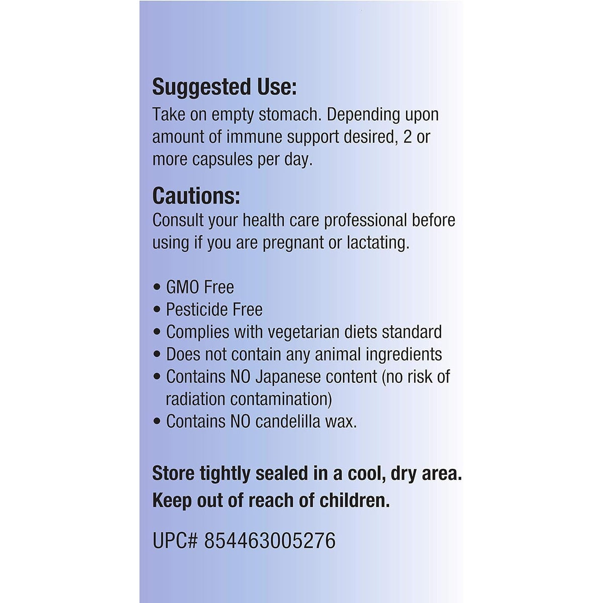 Active Hexose Correlated Compound Natural Immune Support Mushroom Extract Blend 120Ct Support for Viral, NK Cell & Immune Boost, Compare to AHCC