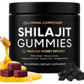 Primal Compound Shilajit Gummies for Men,With Manuka Honey, Organic Monk Fruit & Fulvic Acid, Shilajit Gummies Supplements, 30 Gummies