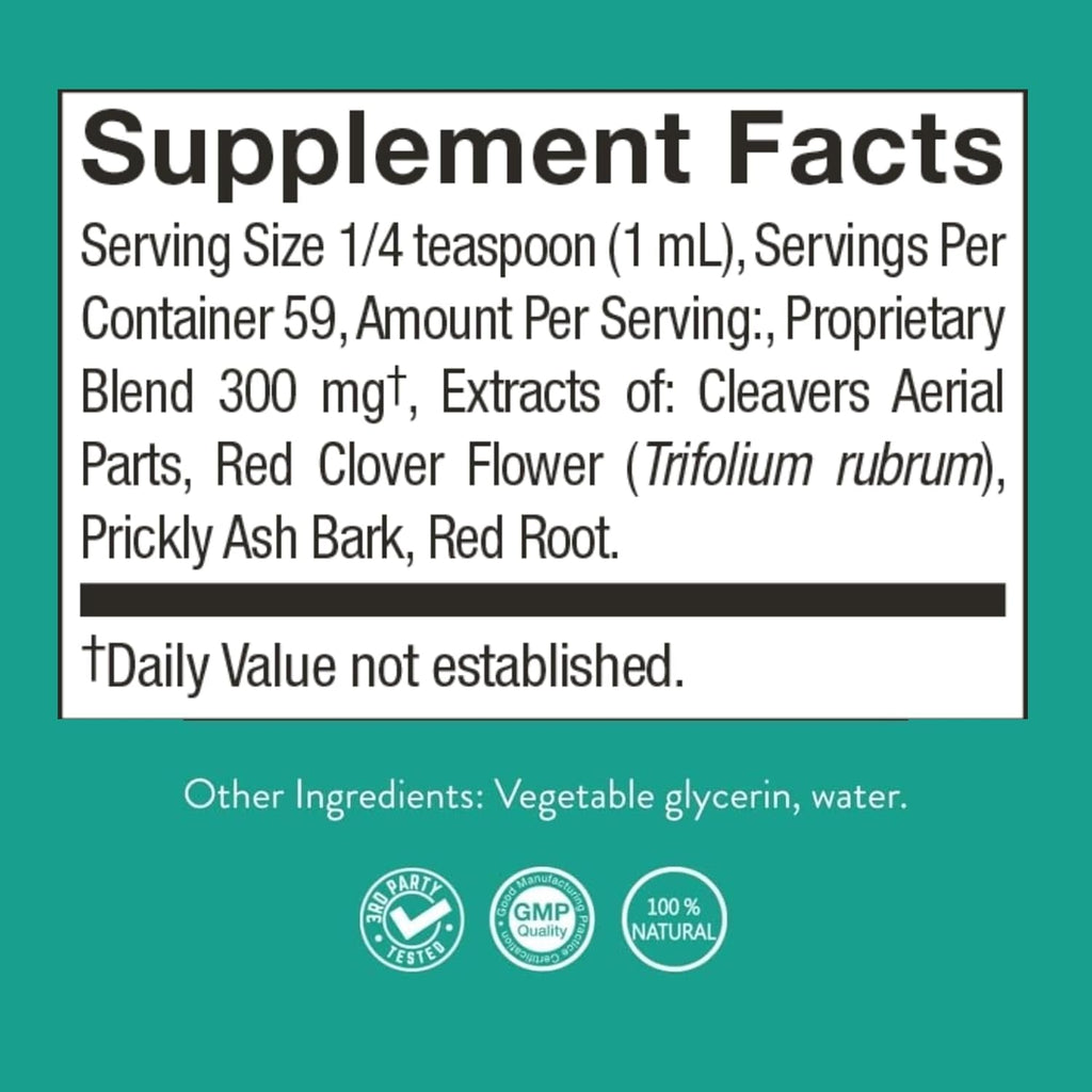Nature'S Sunshine Lymphatic Drainage, 2 Fl. Oz | Lymphatic Drainage Supplement Promotes the Efficient Drainage of the Lymphatic System to Promote Overall Health