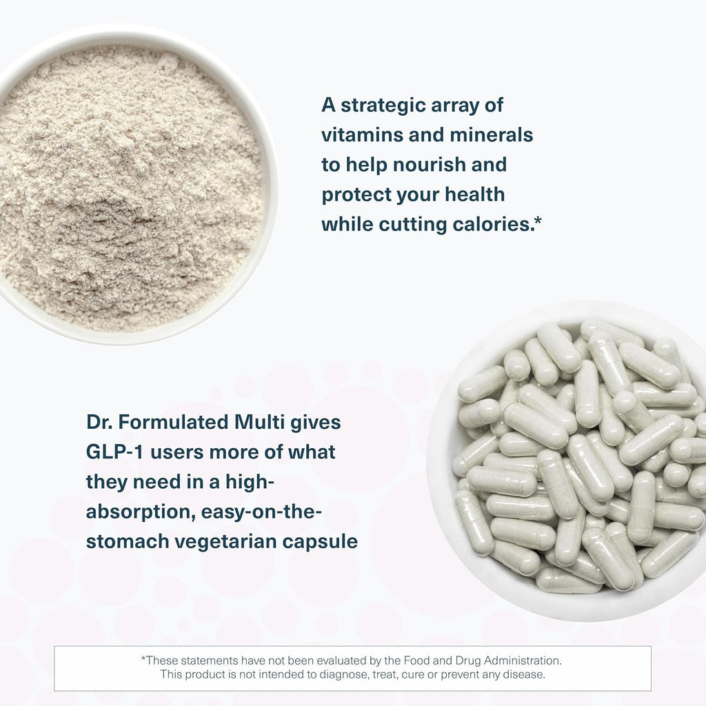 Youtheory High Potency Multi GLP-1 Support - High Absorption Multivitamins - for Immune Support & Bone Health - Gentle on Stomach - Vitamin D, C, Iron & More - 150 Vegetarian Capsules