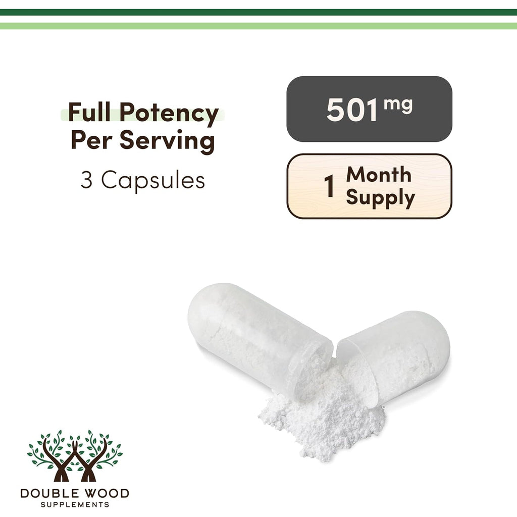 ZMA Supplement for Men and Women (Over 100% Daily Value of Zinc, Magnesium Aspartate, Vitamin B6) 501Mg, 90 Capsules for Restfulness and Active Lifestyle Support by Double Wood Supplements