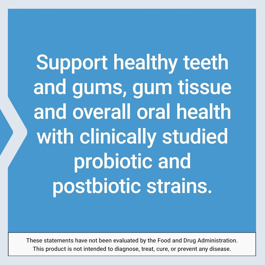 Life Extension FLORASSIST® Probiotic Oral Hygiene, Oral Probiotic for Teeth and Gums, Ph Levels, Dental Hygiene, Immune Support, BLIS M18™, Once Daily, Gluten Free, Vegetarian, 30 Lozenges
