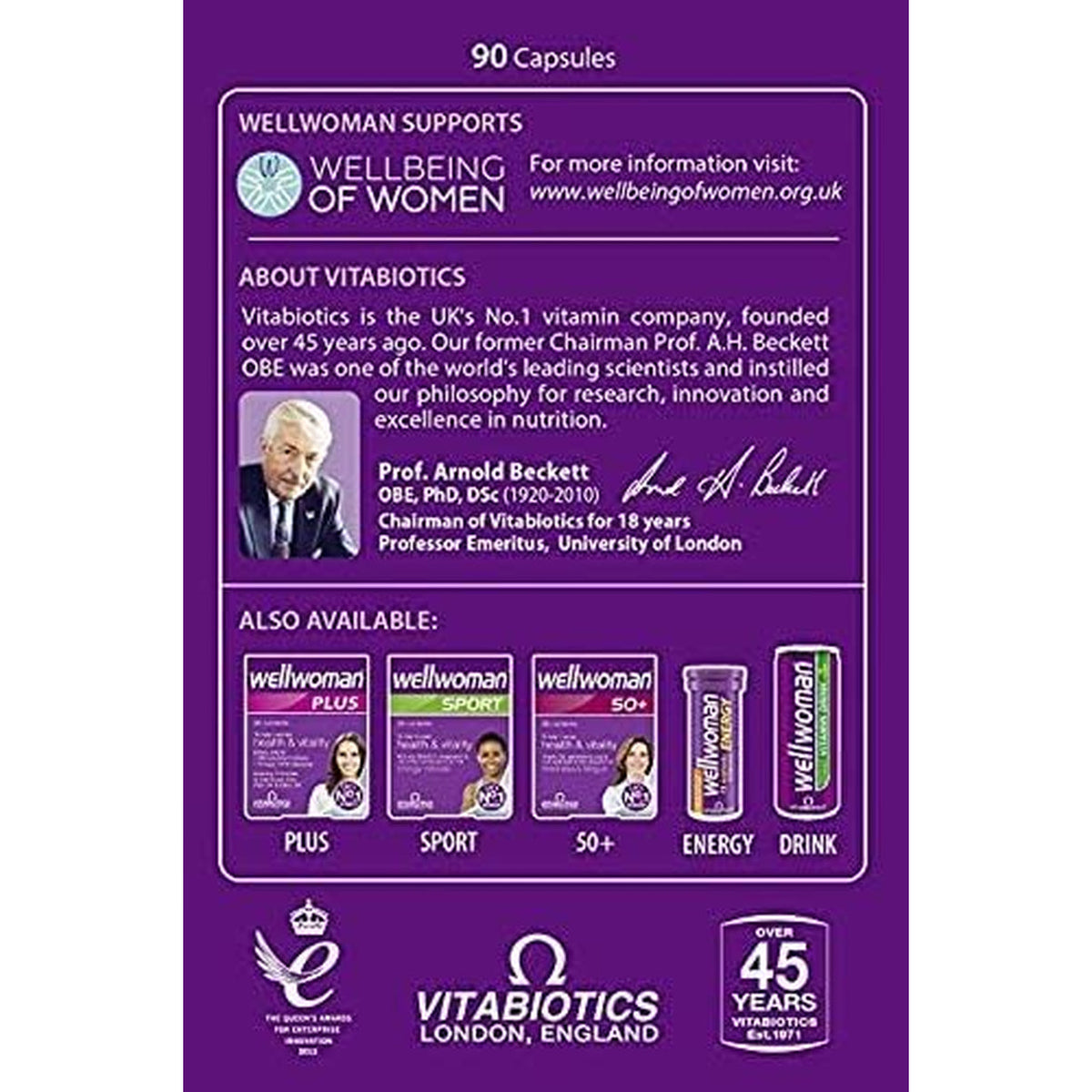Vitabiotics Wellwoman Wellwoman 90 Tablets