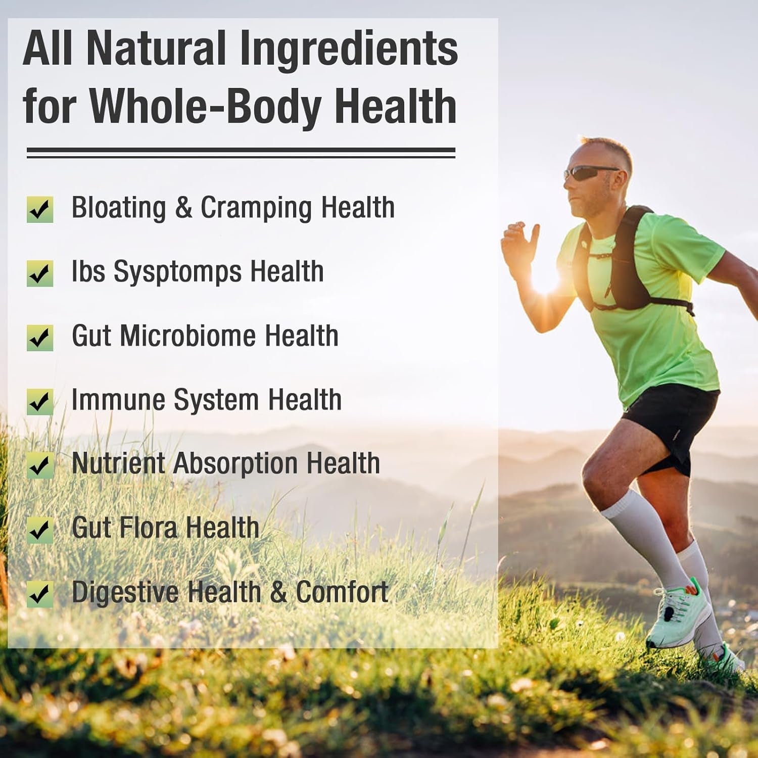 Probiotics for Women & Men - 300 Billion CFU, 24 Strains Probiotics + 15 Organic Herbs Blend, Daily Probiotic for Digestive Health, Immune, Gut, Bloating - 60 Capsule
