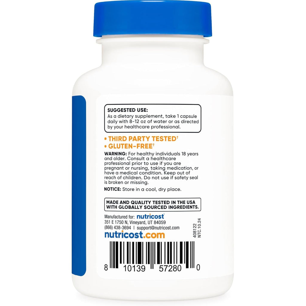 Nutricost Sulforaphane Glucosinolate (SGS) (120 Capsules) - 50 Mg Broccoli Seed Extract per Serving